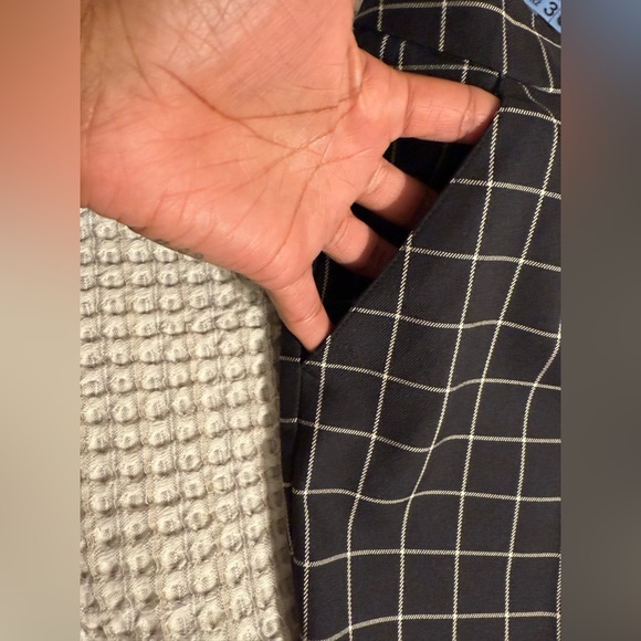 NWT Lady Hagen Black Checkered Pants Size 10 - Picture 6 of 11
